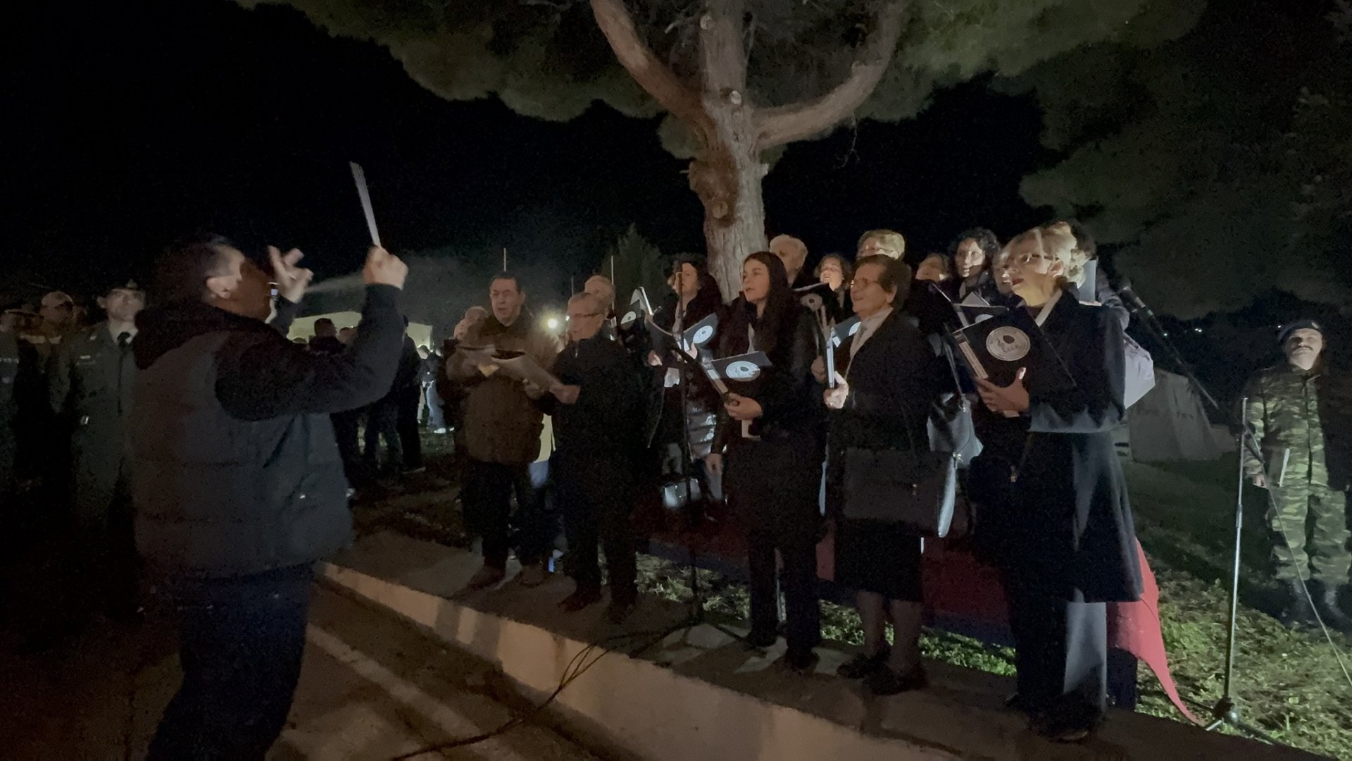 Meeting at Camp Milidoni